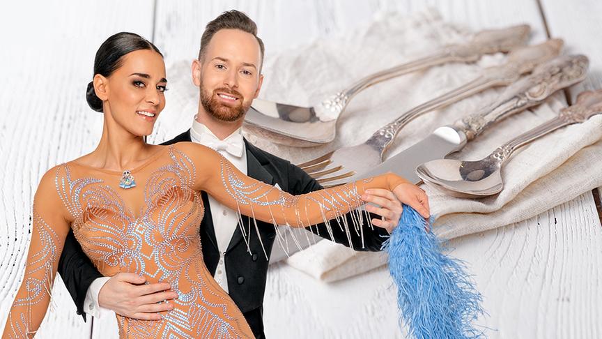 © ORF Edita Malovčić mit Florian Vana.