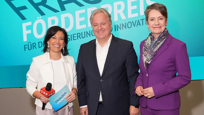 V. l. n. r.: Ute Pichler, Harald Kräuter, Sabine Herlitschka