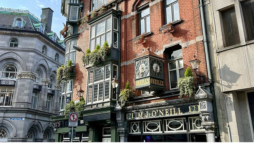 © Foto: ORF/Ralph Huber-Blechinger Im Bild: Dublin mit begrünten Balkonen.