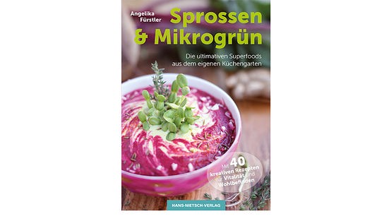 © Foto: Hans-Nietsch-Verlag Buchcover "Sprossen & Mikrogrün"