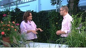 Eva Pölzl mit Gartengestalter Johannes Praskac