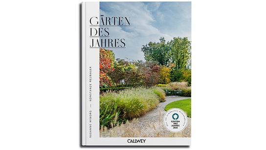 Buchcover "Gärten des Jahres 2026" (Callwey Verlag)