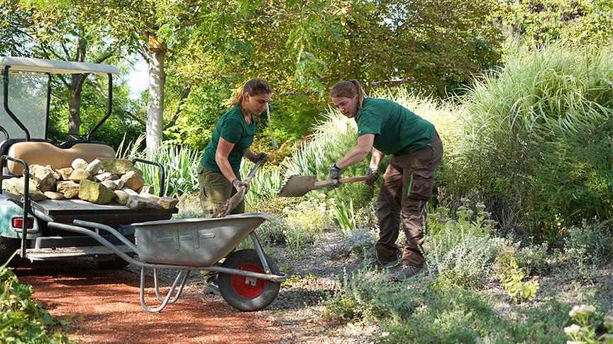 Der Gold- und Silbergarten auf der Garten Tull