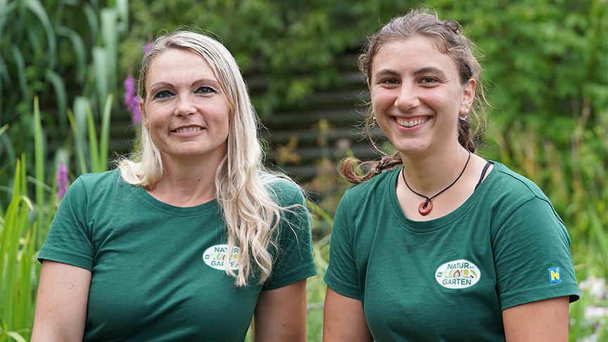 Die Gärtnerinnen der Garten Tulln stellen den Kletterpflanzengarten vor