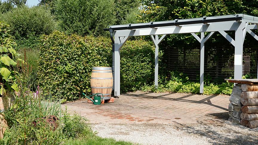 Auf der Garten Tulln entsteht eine Regenwasser-Sammelstelle