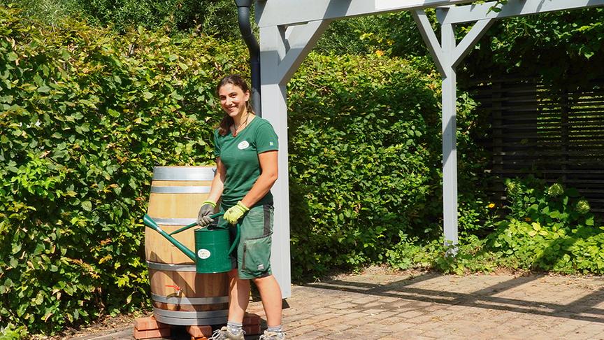 Auf der Garten Tulln entsteht eine Regenwasser-Sammelstelle