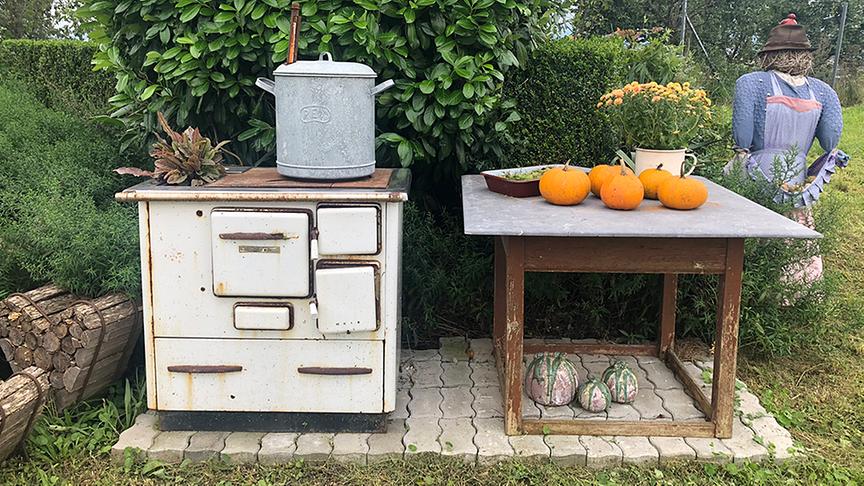 Karl Ploberger zu Besuch im Sonnenkräuterhof von Gertraude Schmidt.