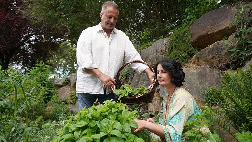 Der asiatisch gestaltete Garten von Sabine und Herbert Bauer in Floingt.