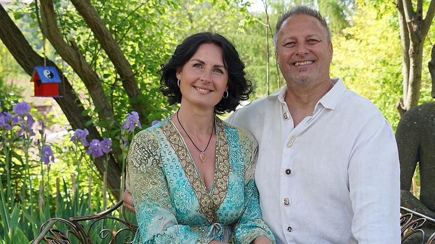 Der asiatisch gestaltete Garten von Sabine und Herbert Bauer in Floingt.