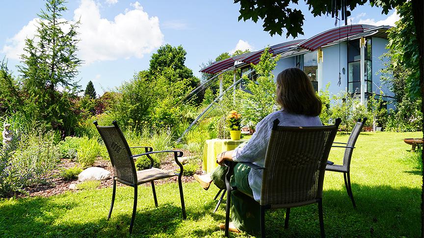 Im Garten von Familie Gabriela Sacher