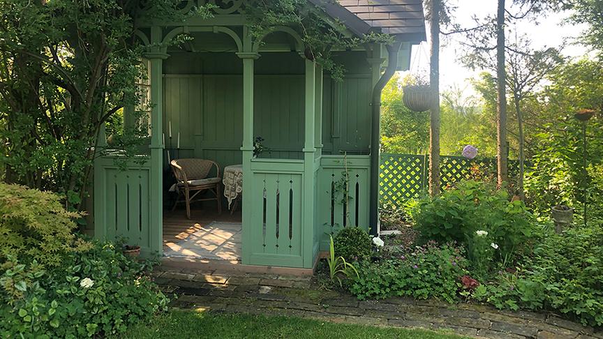 © Lena Weithofer/Talk TV Zu Besuch im Garten von Irmgard Hackl