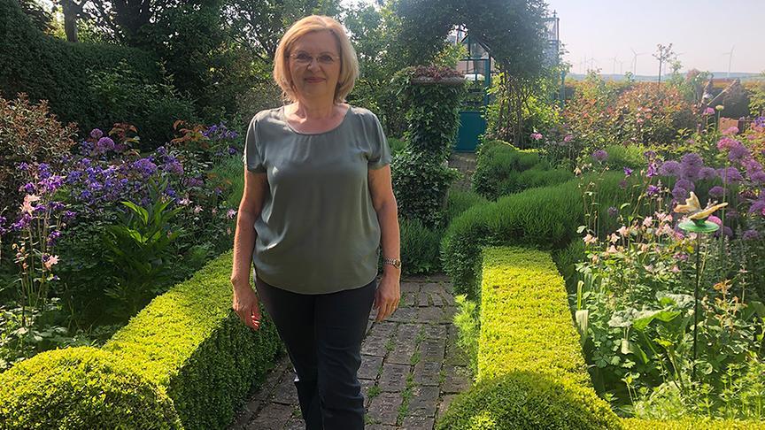 Zu Besuch im Garten von Irmgard Hackl