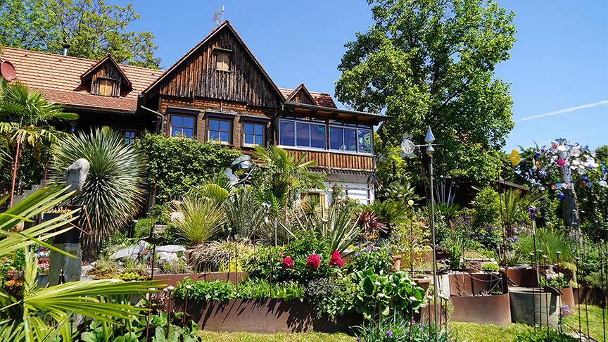 © Natur im Garten/ Leopold Mayrhofer Zu Besuch im palmenbewachsenen Garten von Klaus Gowald.