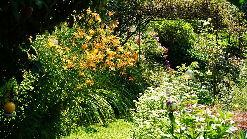 Zu Besuch im Garten von Isabella und Günther Konrad.