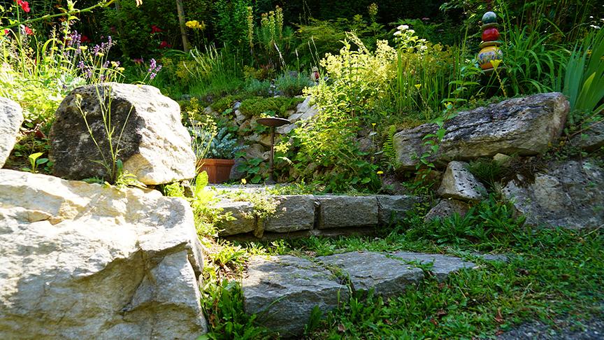 Zu Besuch im Garten von Isabella und Günther Konrad.