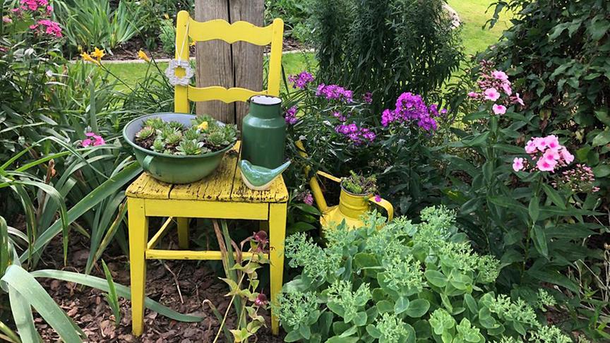 © Lena Weithofer/Talk TV Der Gastgarten von Frau Notter.