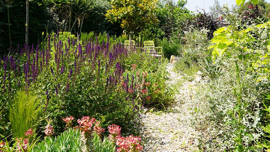 © Foto: Natur im Garten/ Leopold Mayrhofer "Lotto 6 aus 45"-Moderator und Gartenjournalist Ralph Huber-Blechinger zeigt seinen Garten.