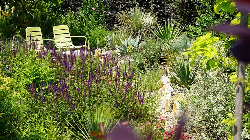 © Foto: Natur im Garten/ Leopold Mayrhofer "Lotto 6 aus 45"-Moderator und Gartenjournalist Ralph Huber-Blechinger zeigt seinen Garten.