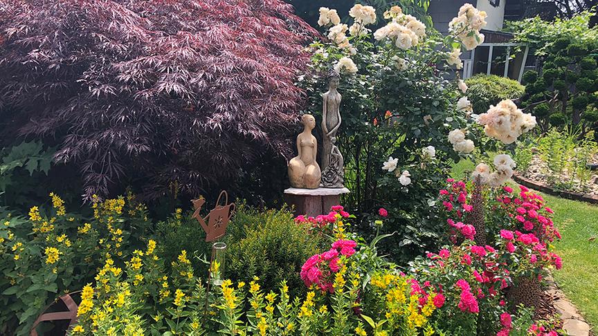 Im Garten von Renate Rossegger