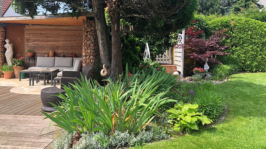 Im Garten von Renate Rossegger