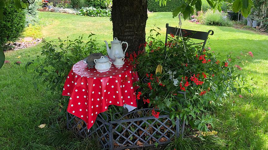 Im Garten von Renate Rossegger