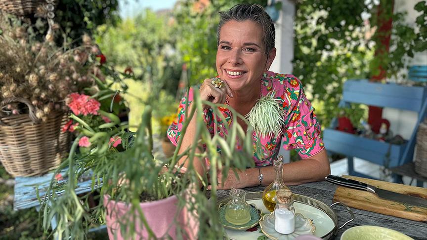 © Foto: Uschi Zezelitsch Uschi stellt den Meerfenchel vor.