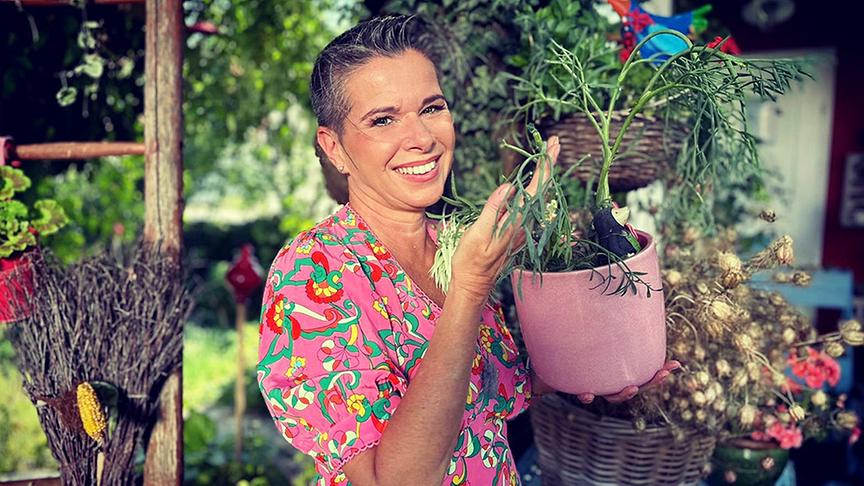© Foto: Uschi Zezelitsch Uschi stellt den Meerfenchel vor.