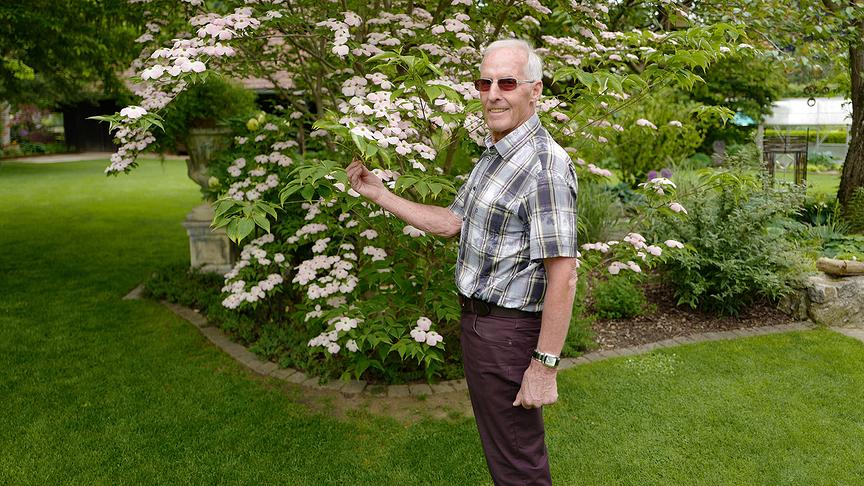 Der Landhausgarten - bepflanzt im Britischen Gartenstil - von Horst Hoier in Wildon bei Graz. 
