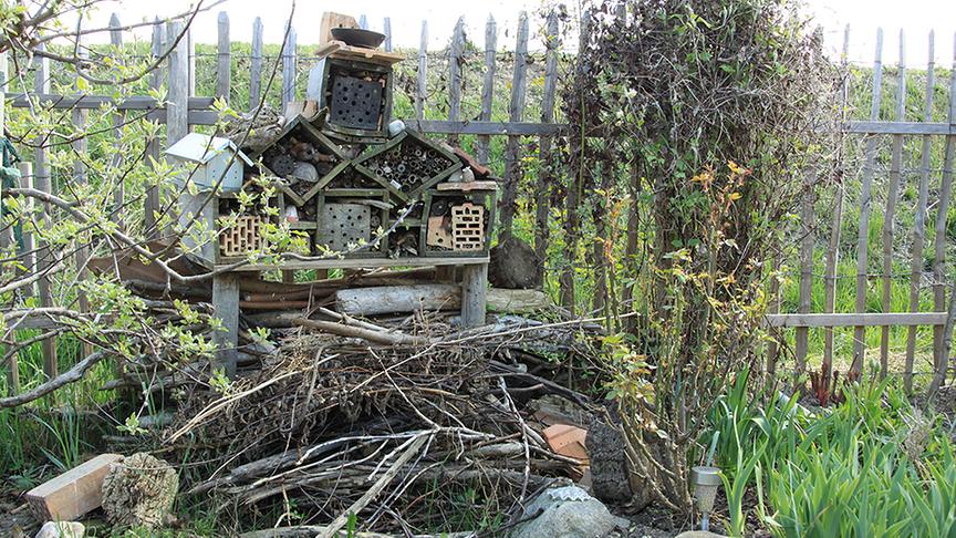 Besuch im Gastgarten am 16. Mai