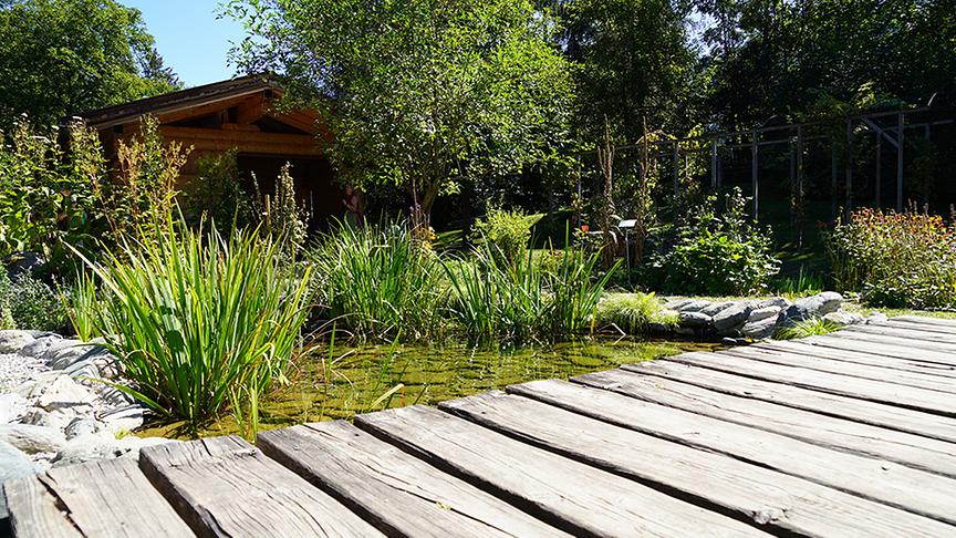 Der Schaugarten nach Hildegard von Bingen in Reith.