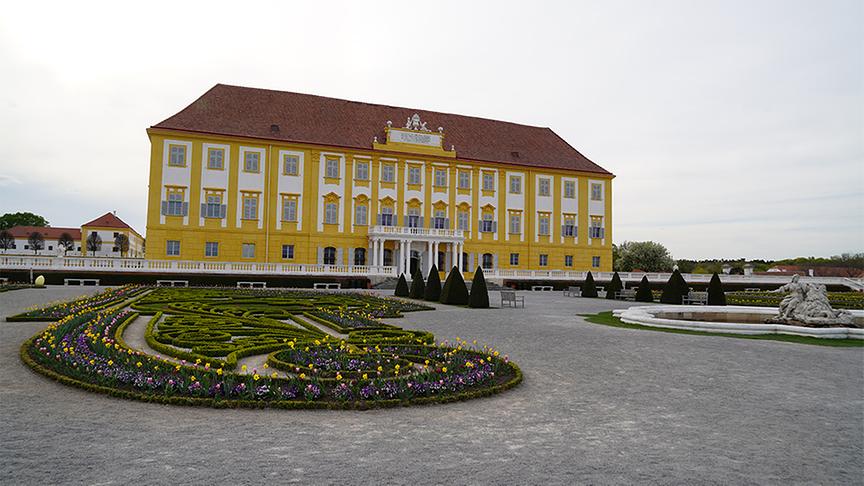 Die Gartenanlage von Schloss Hof