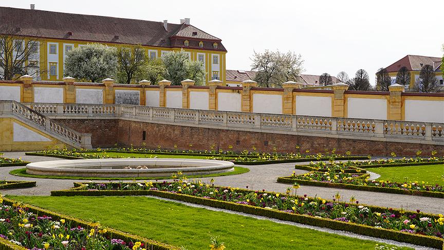 Die Gartenanlage von Schloss Hof