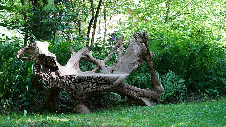 Der Garten von Gabriele und Franz Hochreiter ist asiatisch inspiriert.