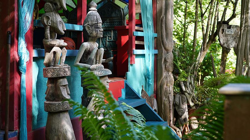 Der Garten von Gabriele und Franz Hochreiter ist asiatisch inspiriert.