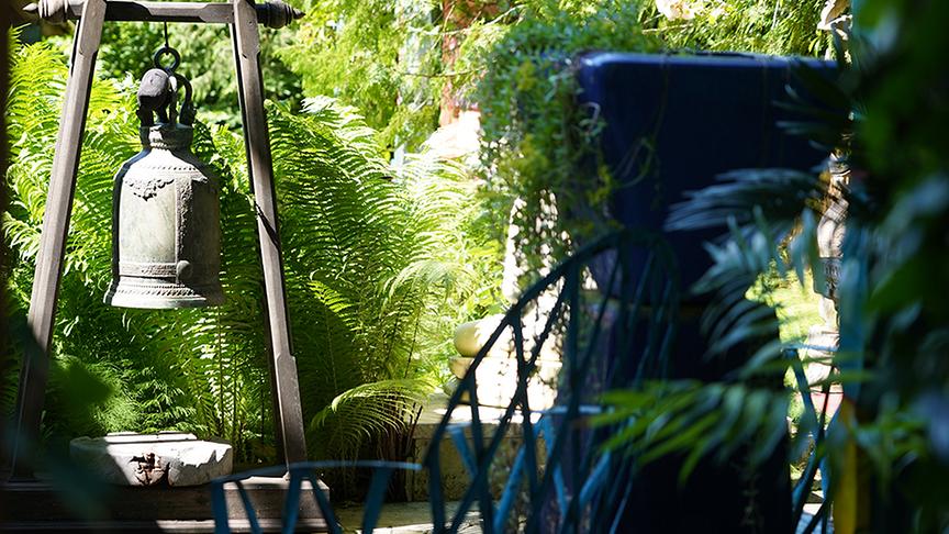 Der Garten von Gabriele und Franz Hochreiter ist asiatisch inspiriert.