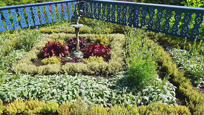 Viereckig angelegte Beete sind ein echter Hingucker.