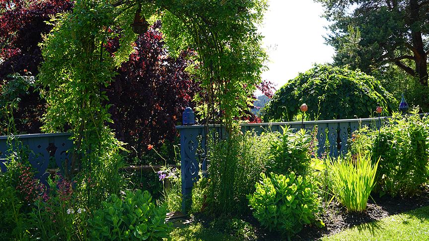 In dem imposanten Garten wachsen nicht nur heimische Wildkräuter, sondern auch Pflanzen, die ursprünglich aus dem Orient stammen.