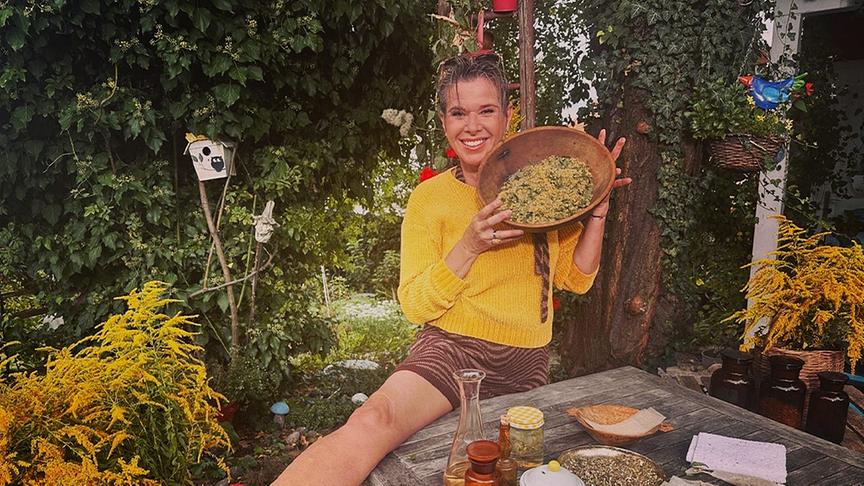 Uschi stellt die Goldrute vor