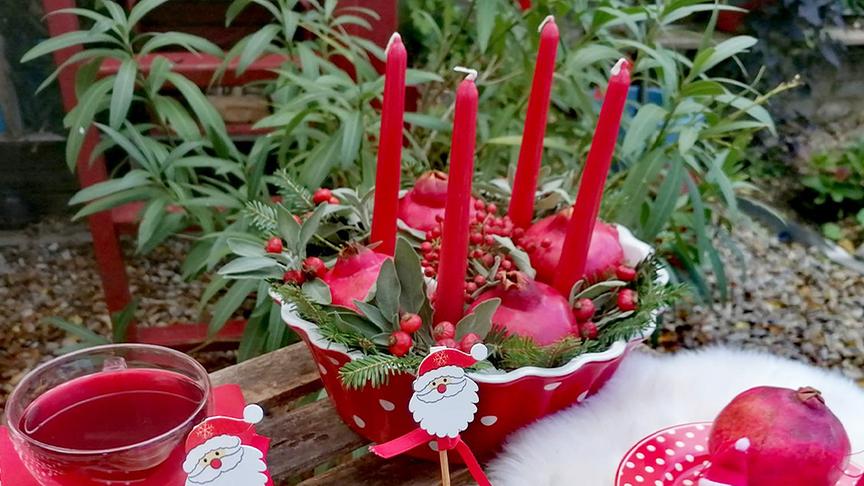 Uschi stellt Weihnachtsrezepte mit Granatapfel vor