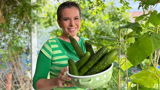 © Foto: Uschi Zezelitsch Uschi stellt Augenpads aus Gurken her