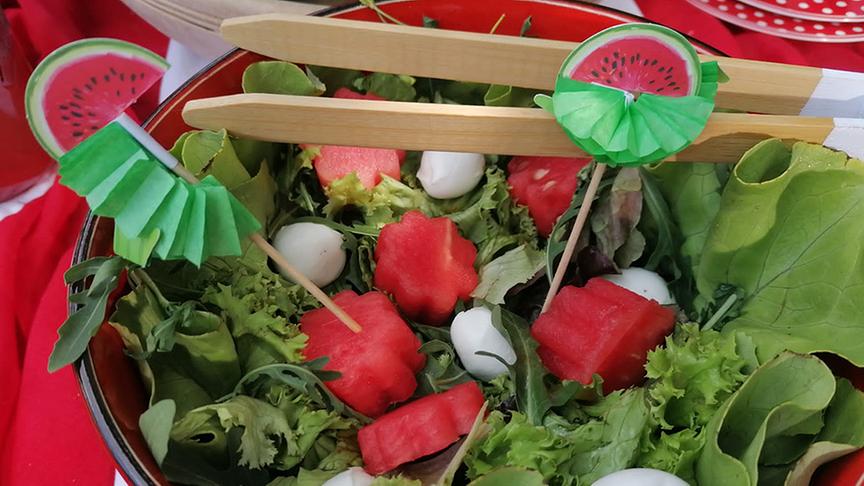 Uschi präsentiert Rezepte rund um die Wassermelone