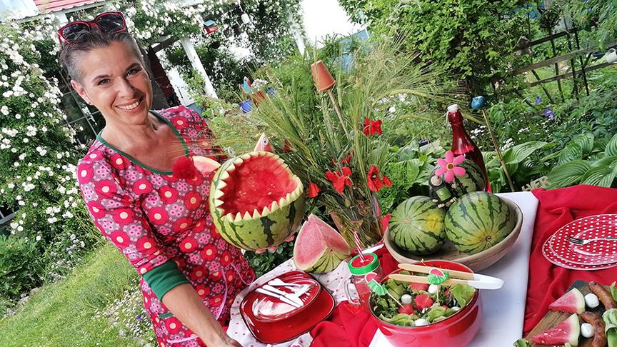 © Uschi Zezelitsch Uschi präsentiert Rezepte rund um die Wassermelone