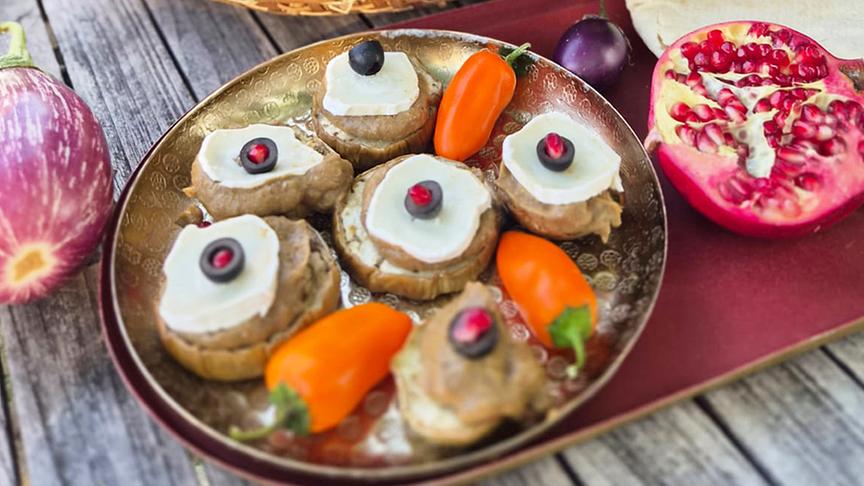 Uschis Melanzani-Rezept: Baba Ganoush Hexenaugen
