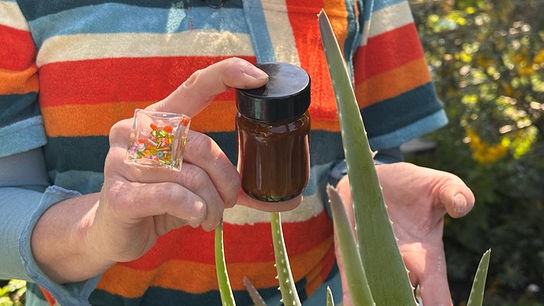 © Foto: Uschi Zezelitsch Uschis Sonnencreme mit Aloe