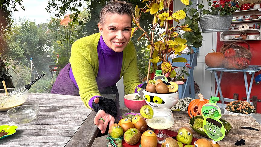 Uschi präsentiert Kiwi-Rezepte passend zu Halloween