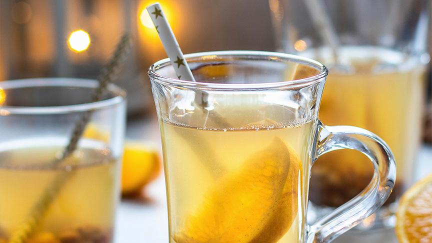 Orangenglühwein