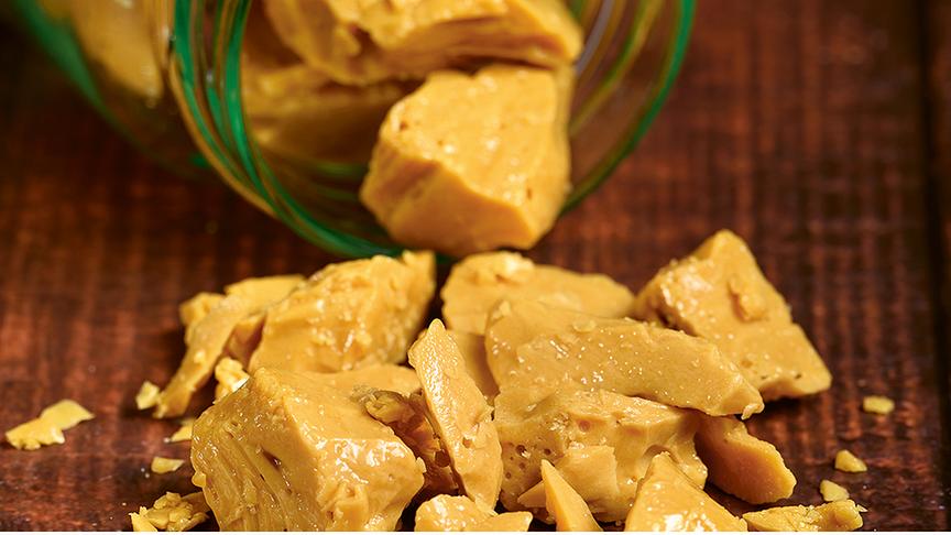 Süßes Sirup-Toffee
