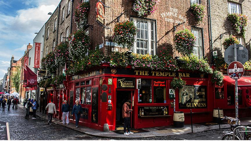 The Temple Bar in Dublin
