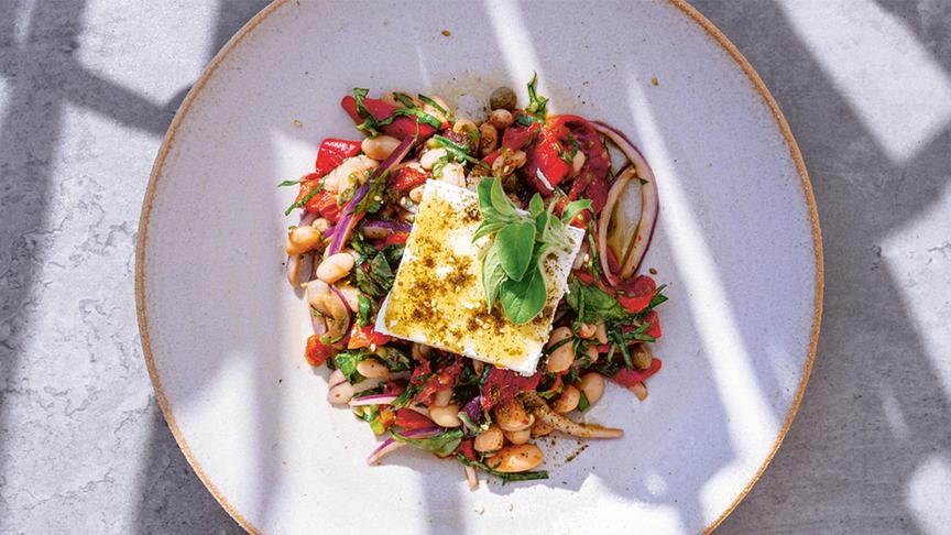 Mediterraner Fagioli-Salat
