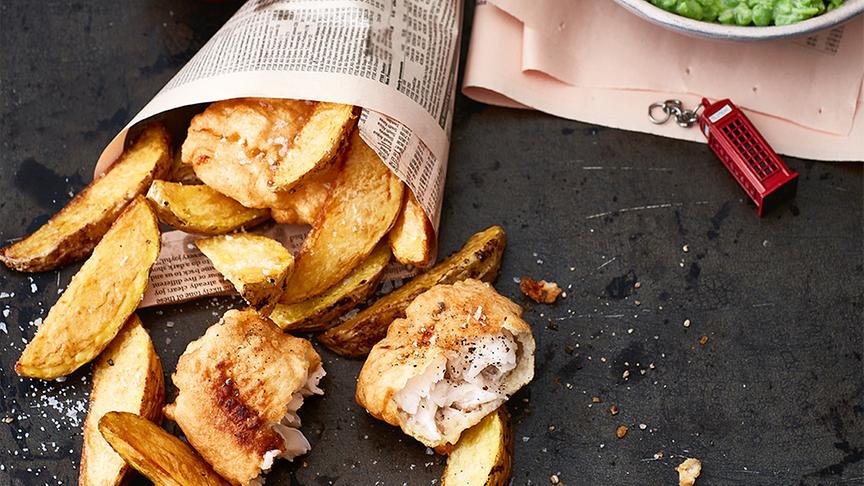 Fish’n’Chips mit Mushy Peas